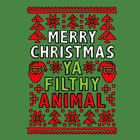 Filthy Animal Christmas 🎅 – Men's T Shirt