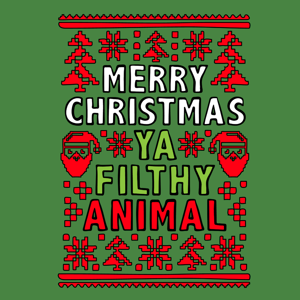 Filthy Animal Christmas 🎅 – Tank