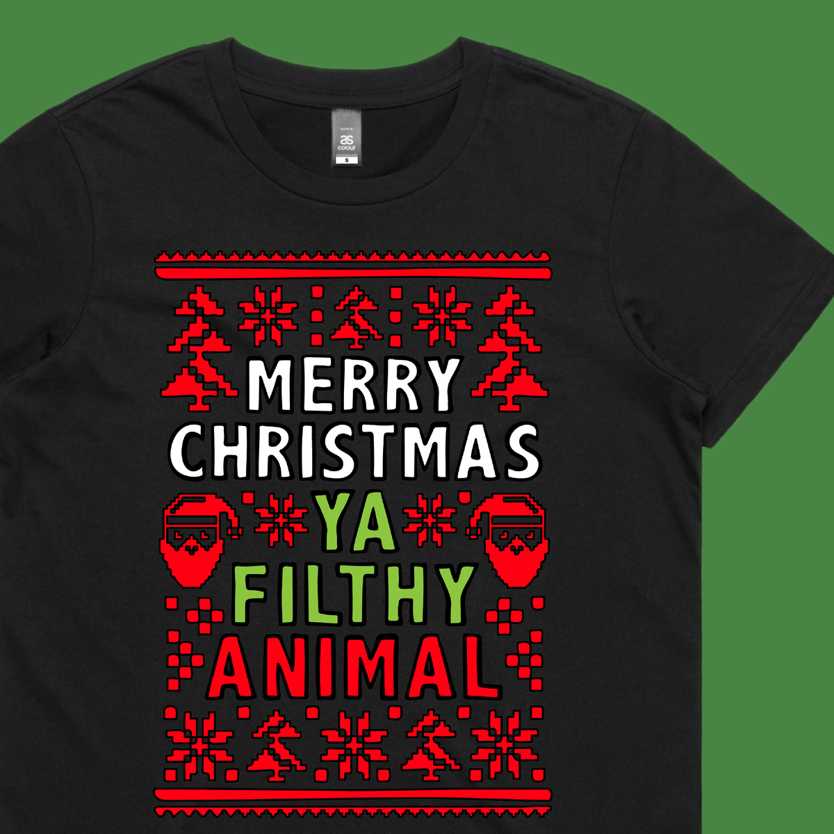 Filthy Animal Christmas 🎅 – Women's T Shirt
