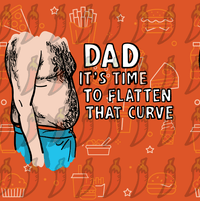 Flatten The Curve 📈 - Stubby Holder