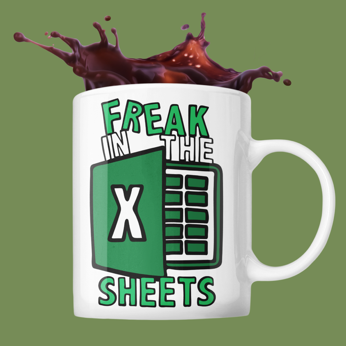 Freak in the Sheets 📈🛌- Coffee Mug