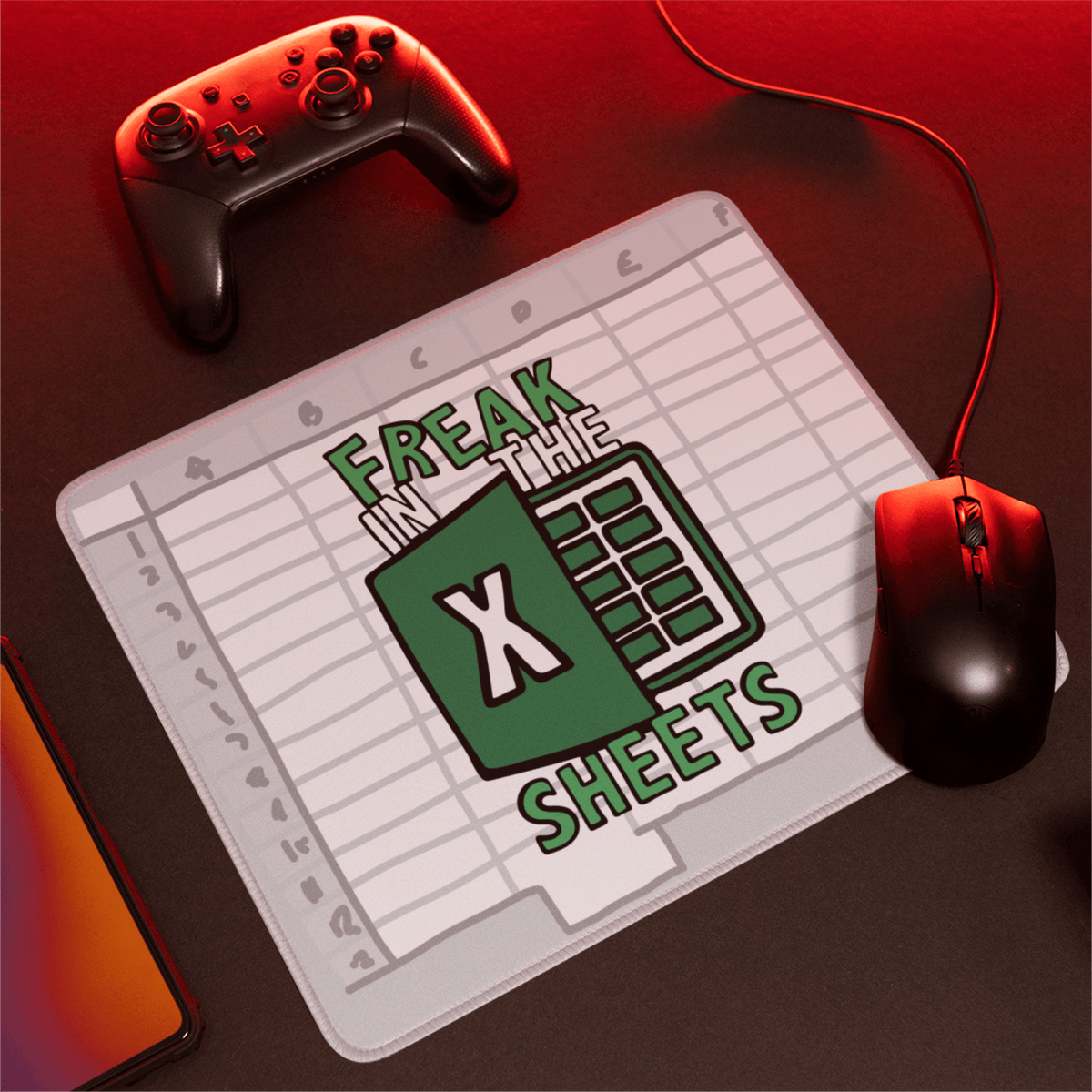 Freak in the Sheets 📈🖱️- Mouse Pad