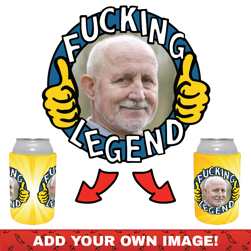 Friggin' Legend 👍 - Customisable Stubby Holder