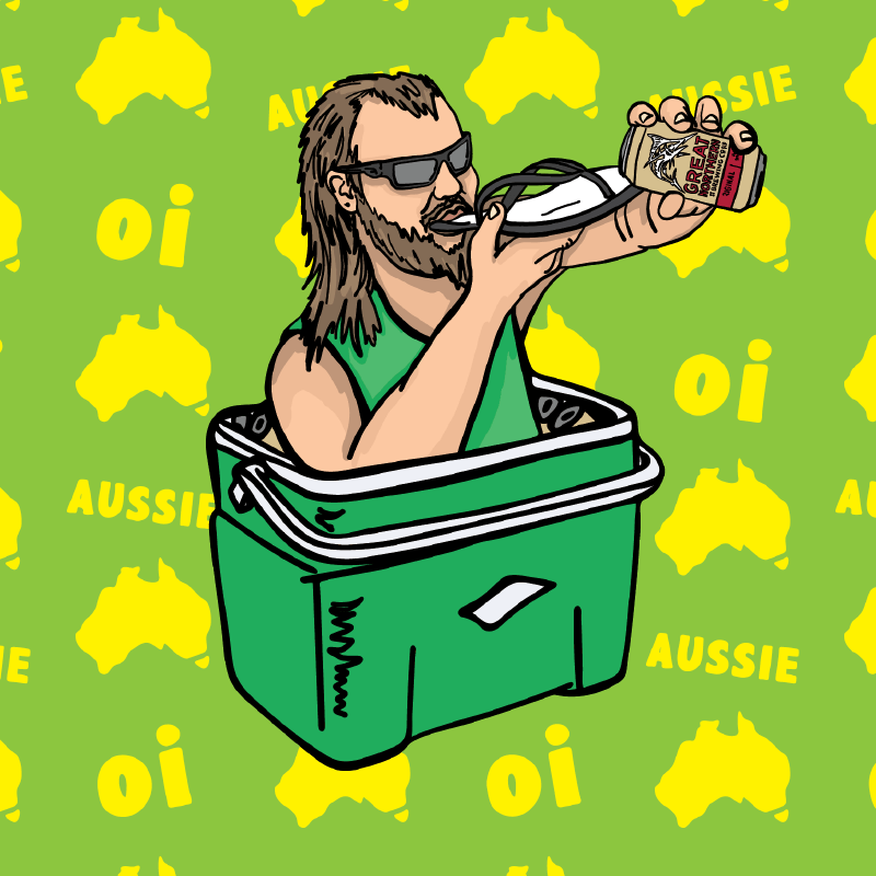 Great Northern Shoey 🍺 - Longneck Stubby Holder