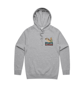 Grey / Small Front Print / S Steve's Snaghouse 🌭 - Unisex Hoodie