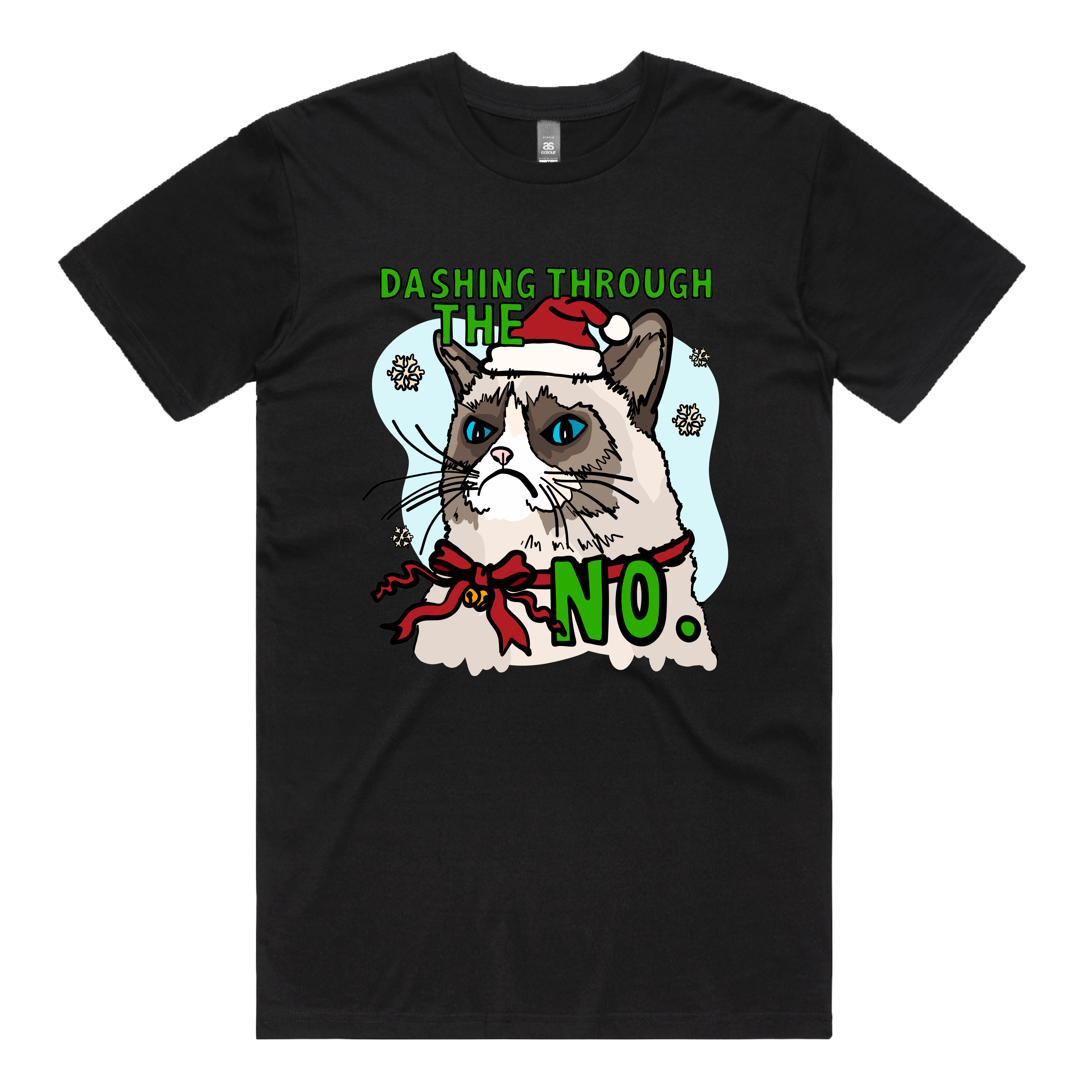 Grumpy Cat Christmas 😾🎄 - Men's T Shirt
