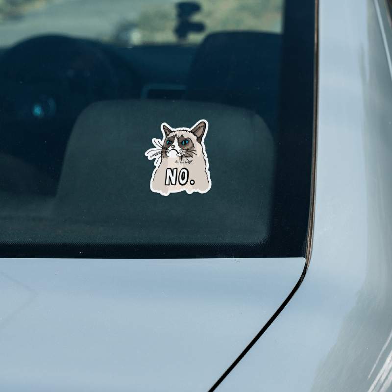 Grumpy Windows Decals Grumpy Cat Window Decal
