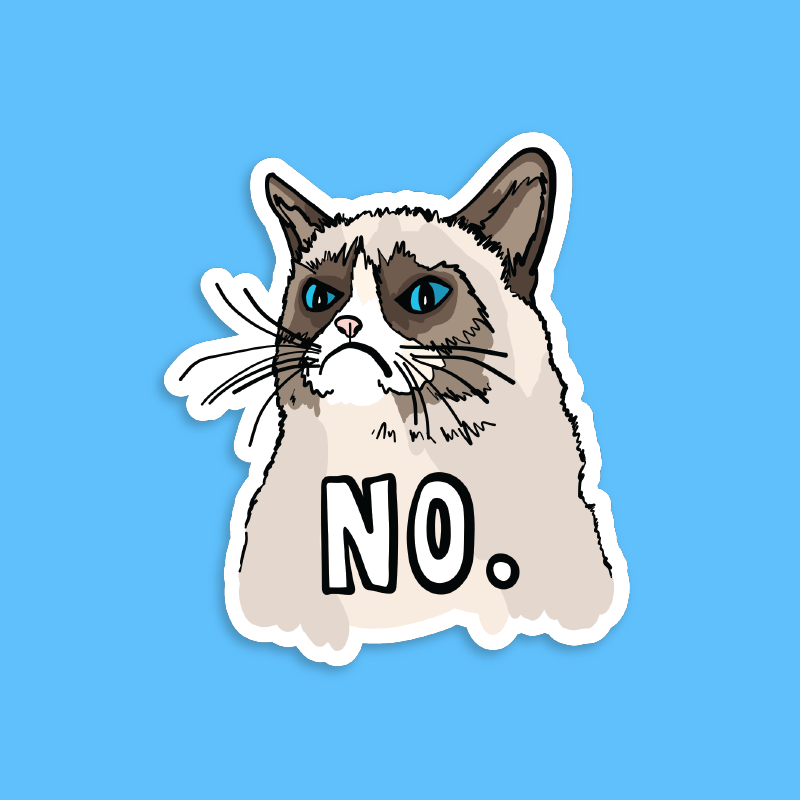 Grumpy Cat 😾 - Sticker