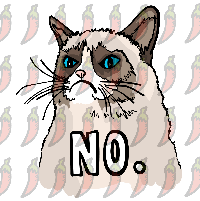 GRUMPY CAT! 😾 - Women's Crop Top