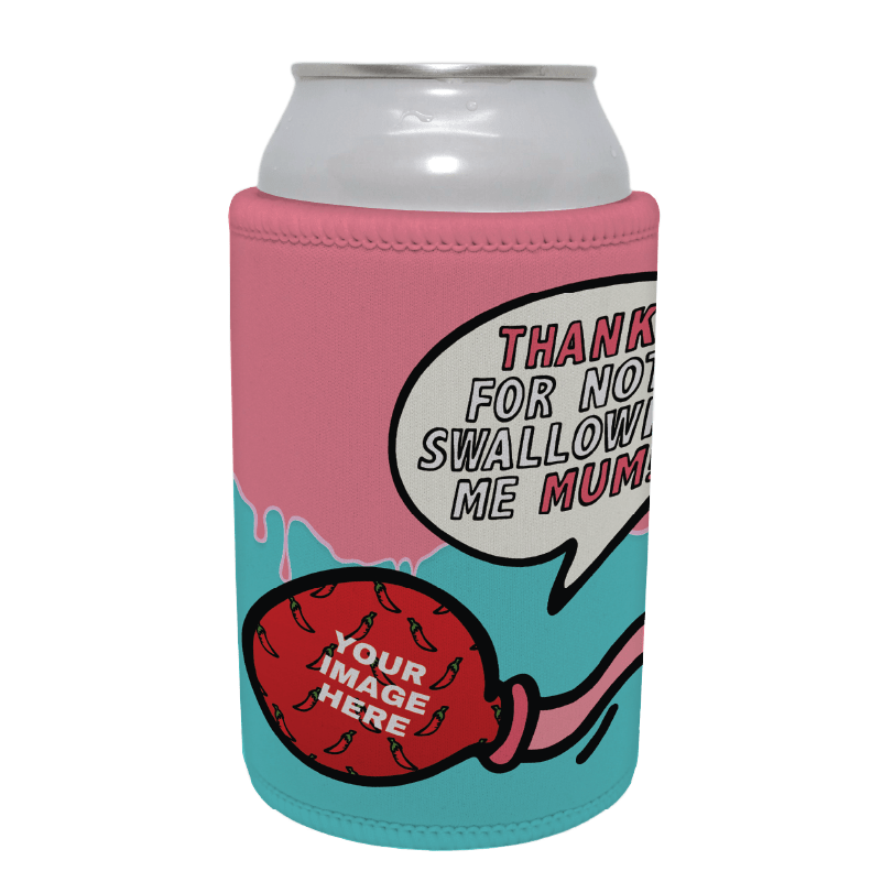 Happy Swimmer F 😶 - Customisable Stubby Holder