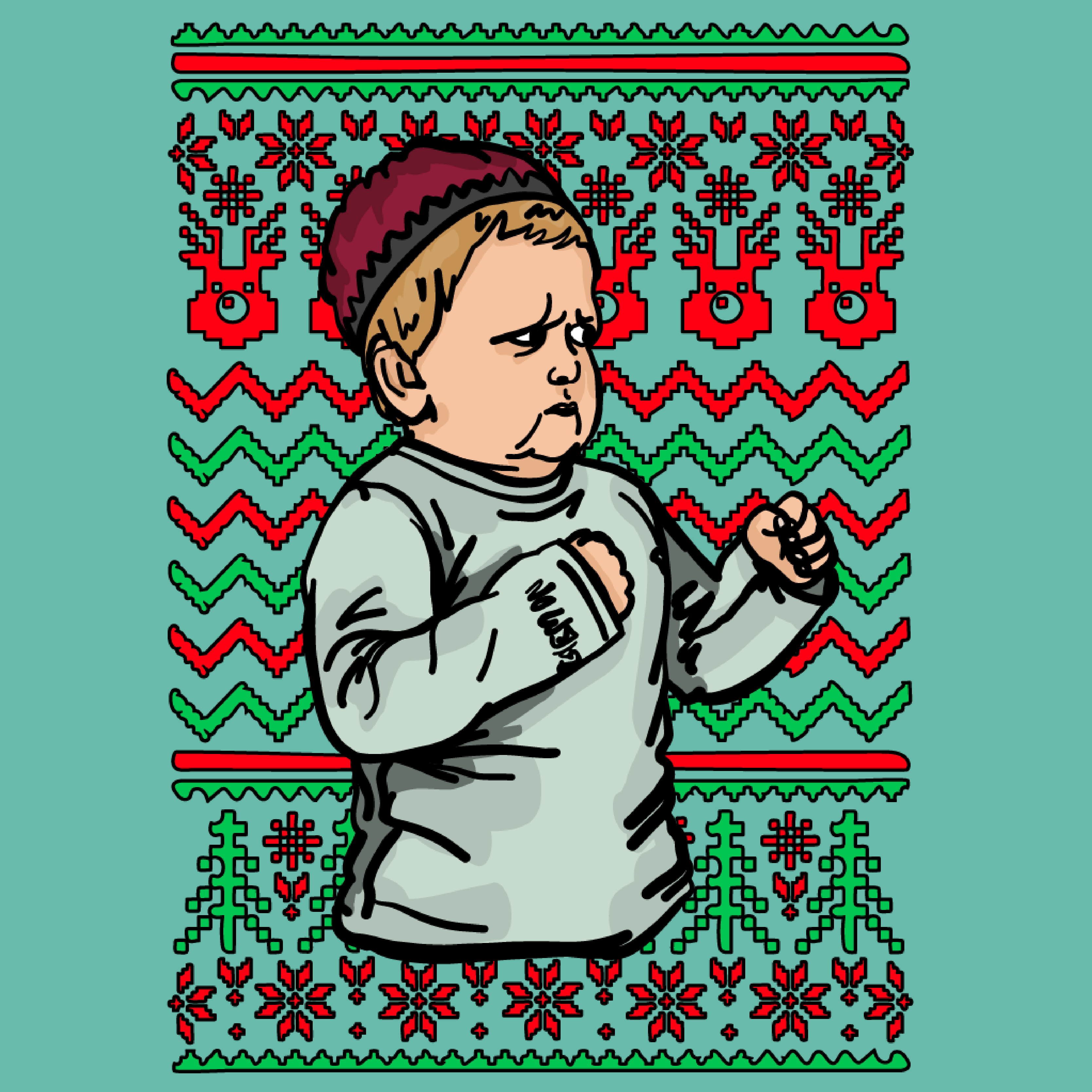 Hasbulla Christmas 🥊🎄 –  Coffee Mug