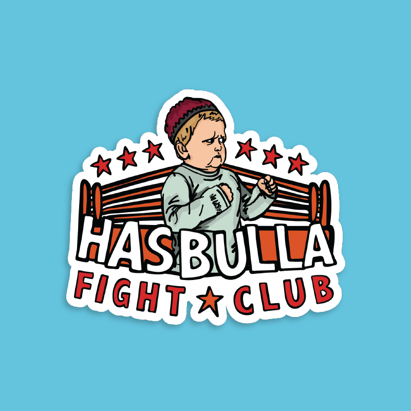 Hasbulla Fight Club 🥊 - Sticker