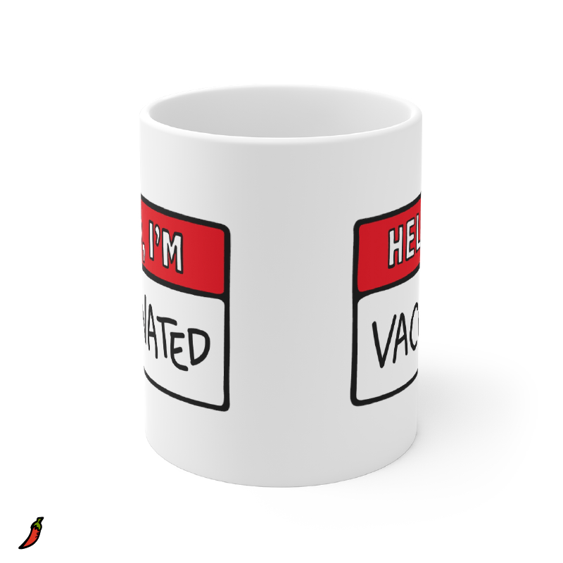 Hello, I'm Vaccinated 👋 - Coffee Mug