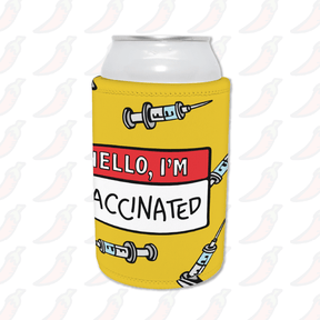Hello, I'm Vaccinated 👋 - Stubby Holder
