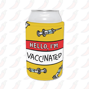 Hello, I'm Vaccinated 👋 - Stubby Holder