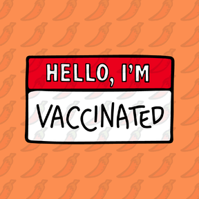 Hello, I'm Vaccinated 👋 - Unisex Hoodie