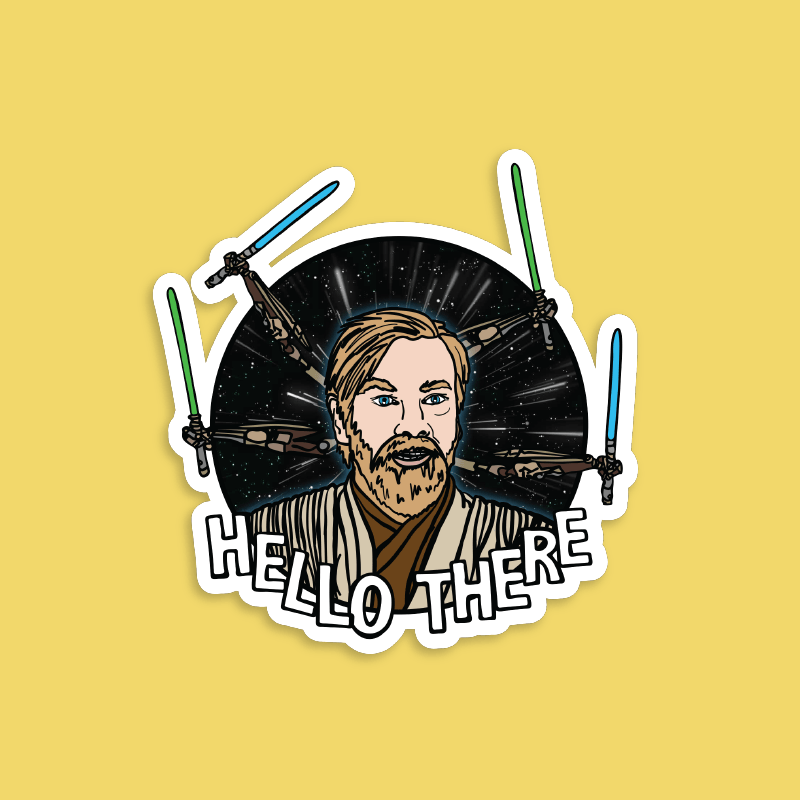 Hello There! 👋 - Sticker