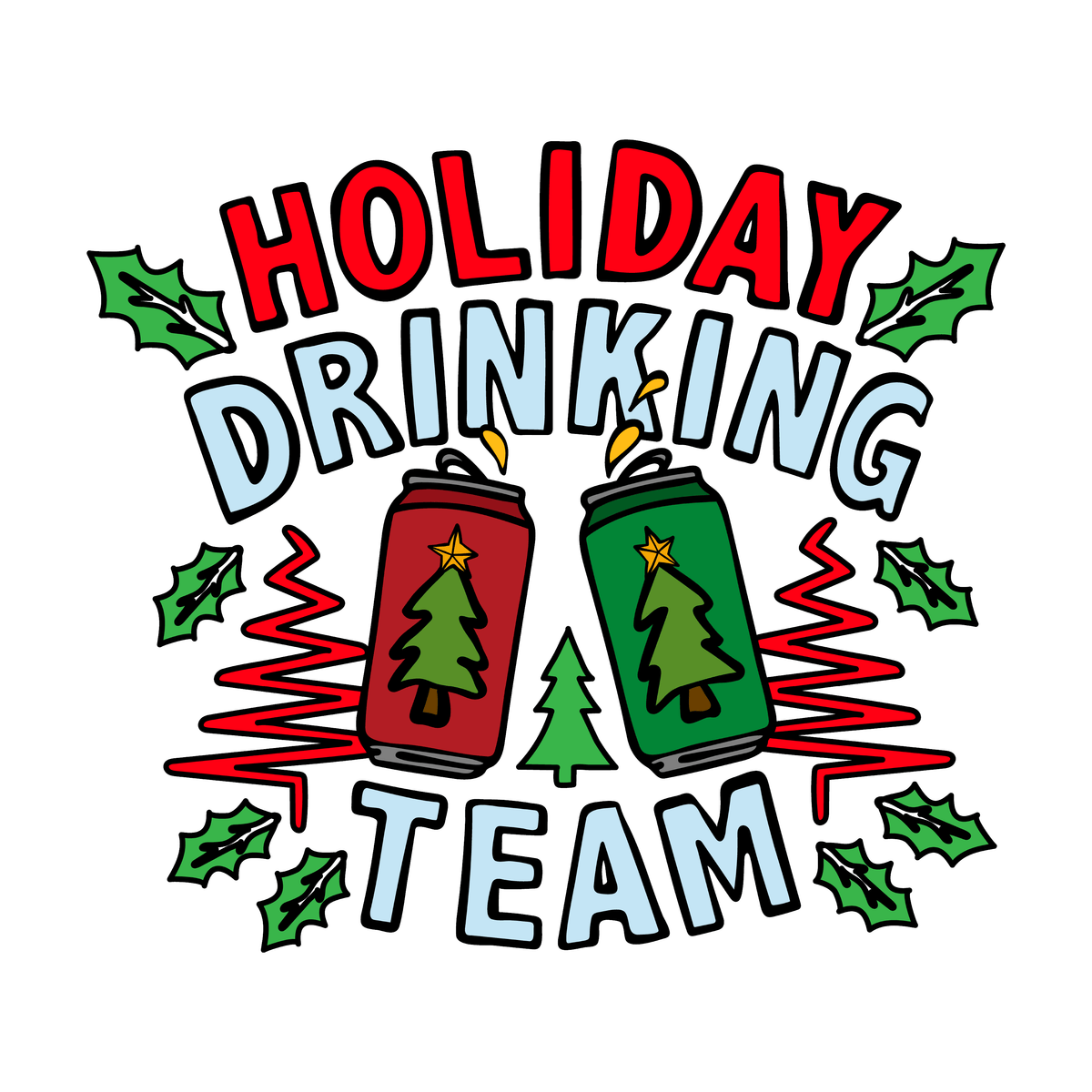 Holiday Drinking Team 🍻🎄 – Men's T Shirt