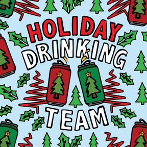 Holiday Drinking Team 🍻🎄 – Stubby Holder