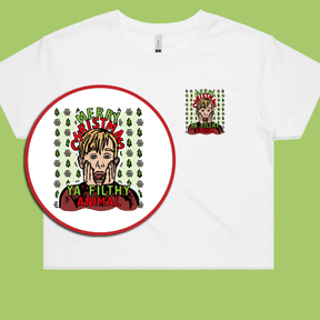 Home Alone Christmas 🏠🎅 - Women's Crop Top