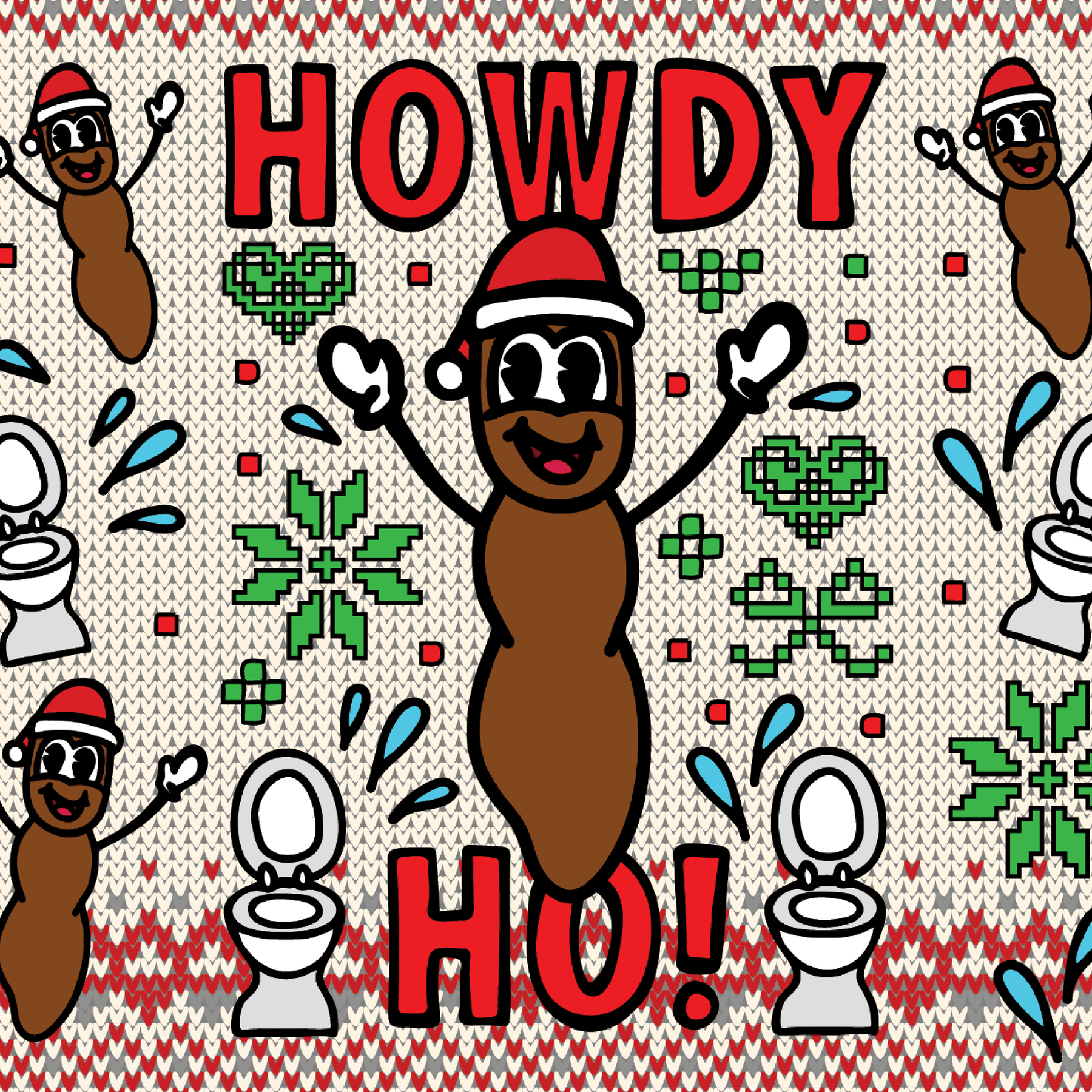 Howdy Ho 💩🎅 – Stubby Holder