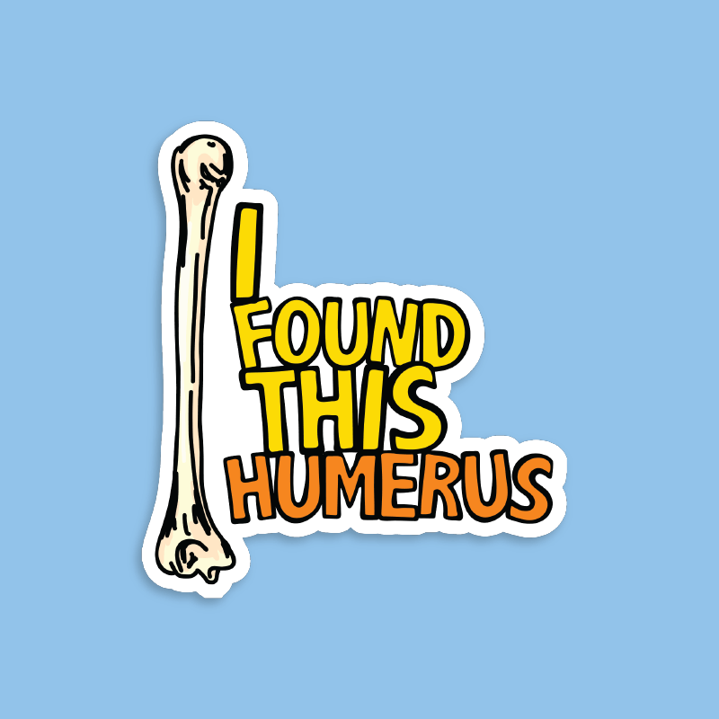 I Found This Humerus 🦴 – Sticker