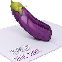 I Love You For Your Character 🍆- 3D Inappropriate Greeting Card