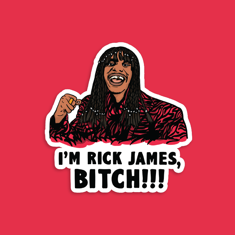 I'm Rick James ✋🏾 - Sticker