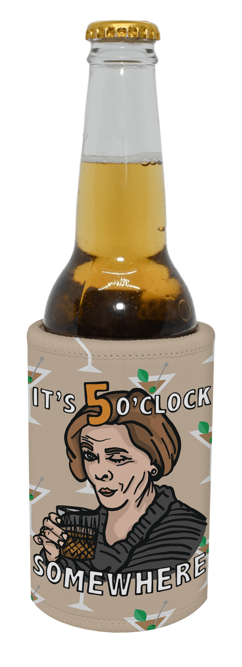 It's 5 o'clock Somewhere ⌚ - Stubby Holder