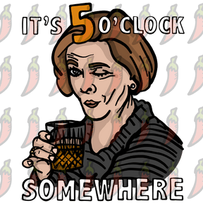 It's 5 o'clock Somewhere ⌚ - Unisex Hoodie