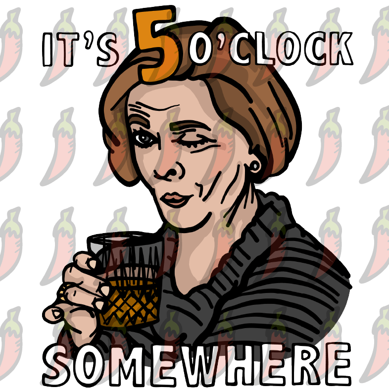 It's 5 o'clock Somewhere ⌚ - Unisex Hoodie