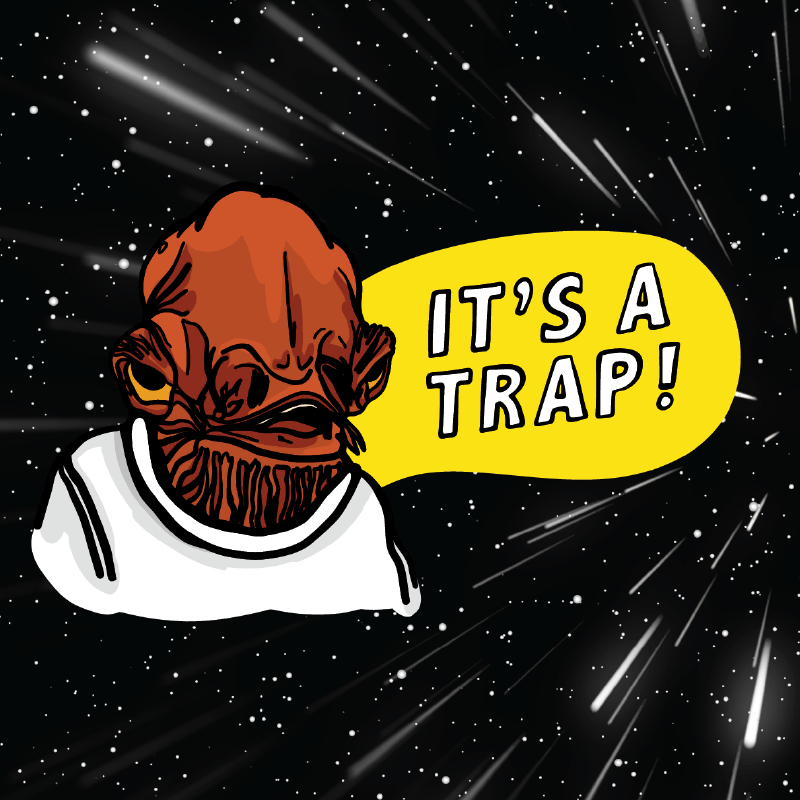 It's a Trap ❗ - Stubby Holder