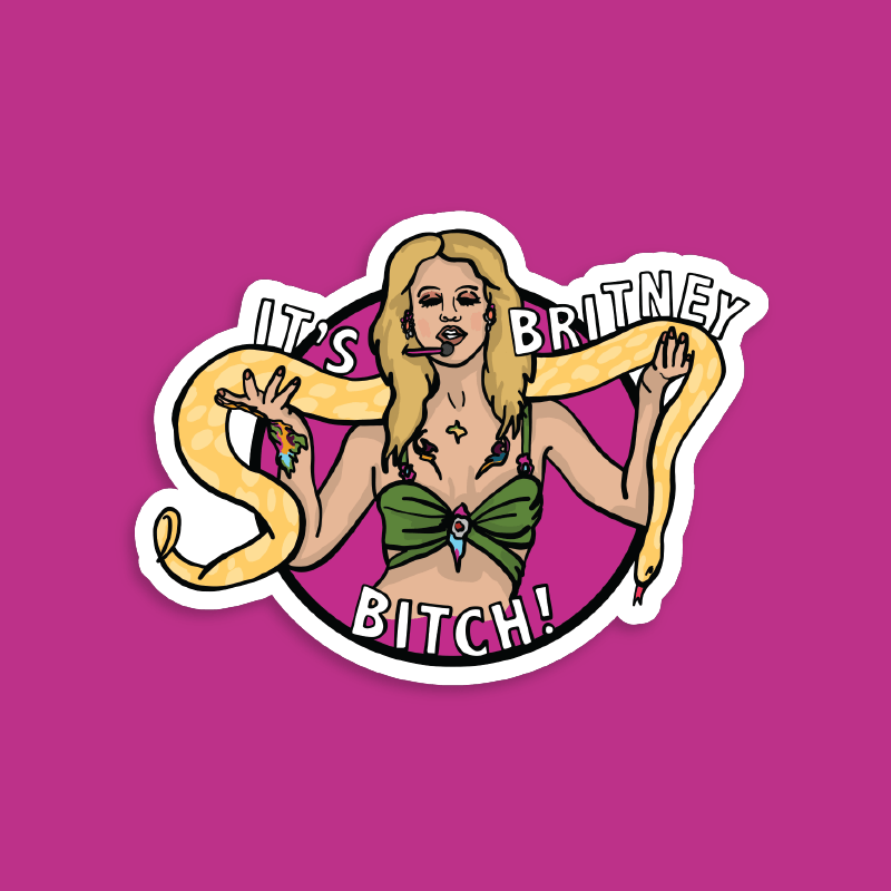 It's Britney 🐍 - Sticker
