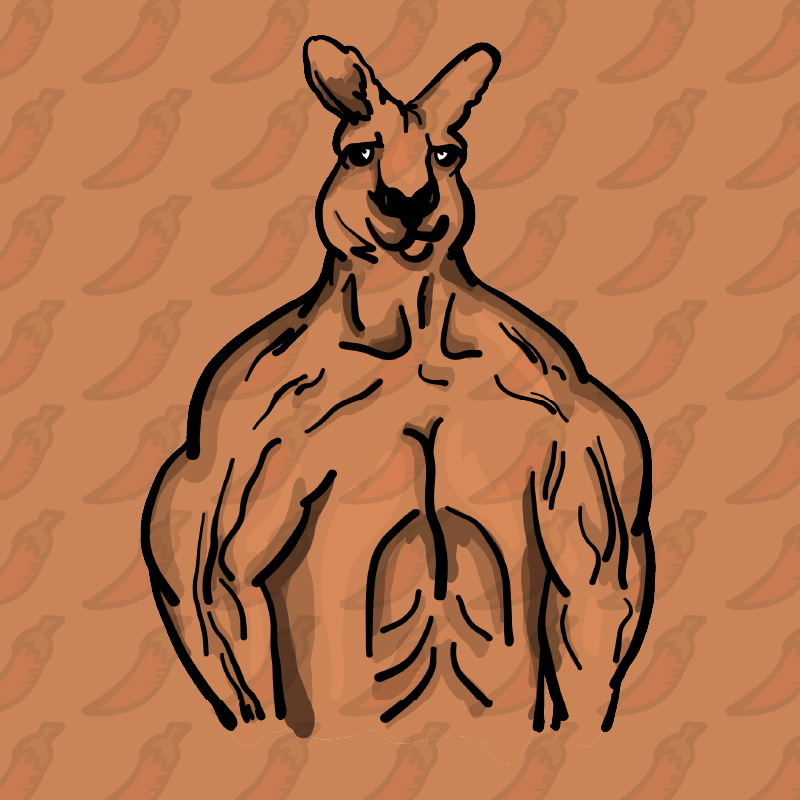 Jacked Kangaroo 🦘 - Men's T Shirt