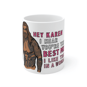Jason Momoa Loves Your Mum 🐟 - Customisable Coffee Mug