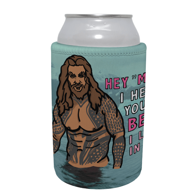 Jason Momoa Loves Your Mum 🐟 - Customisable Stubby Holder