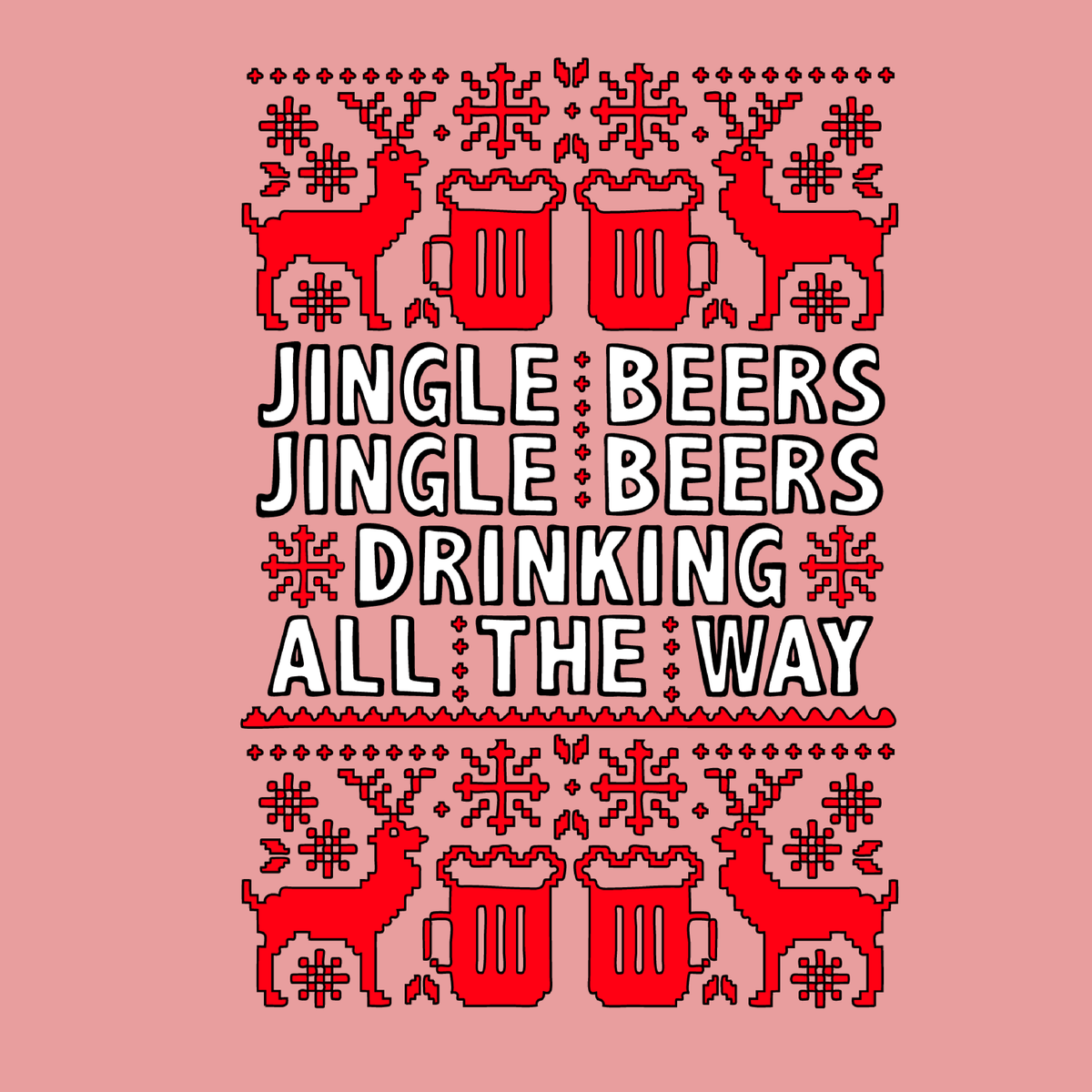 Jingle Beers 🔔🍻 – Stubby Holder
