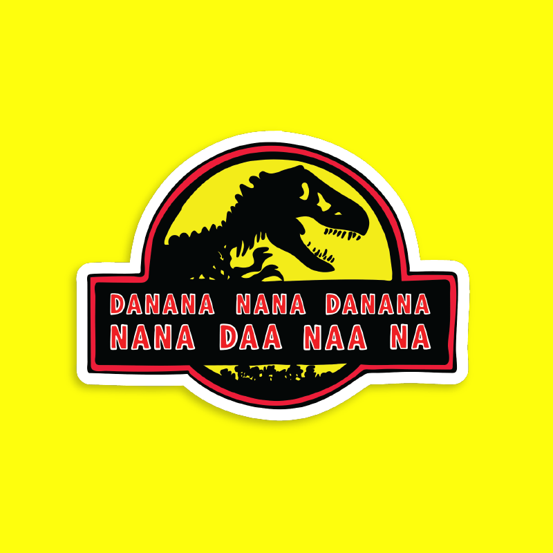 Jurassic Park Theme 🦕 - Sticker