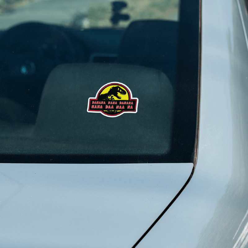 Jurassic Park Theme Sticker