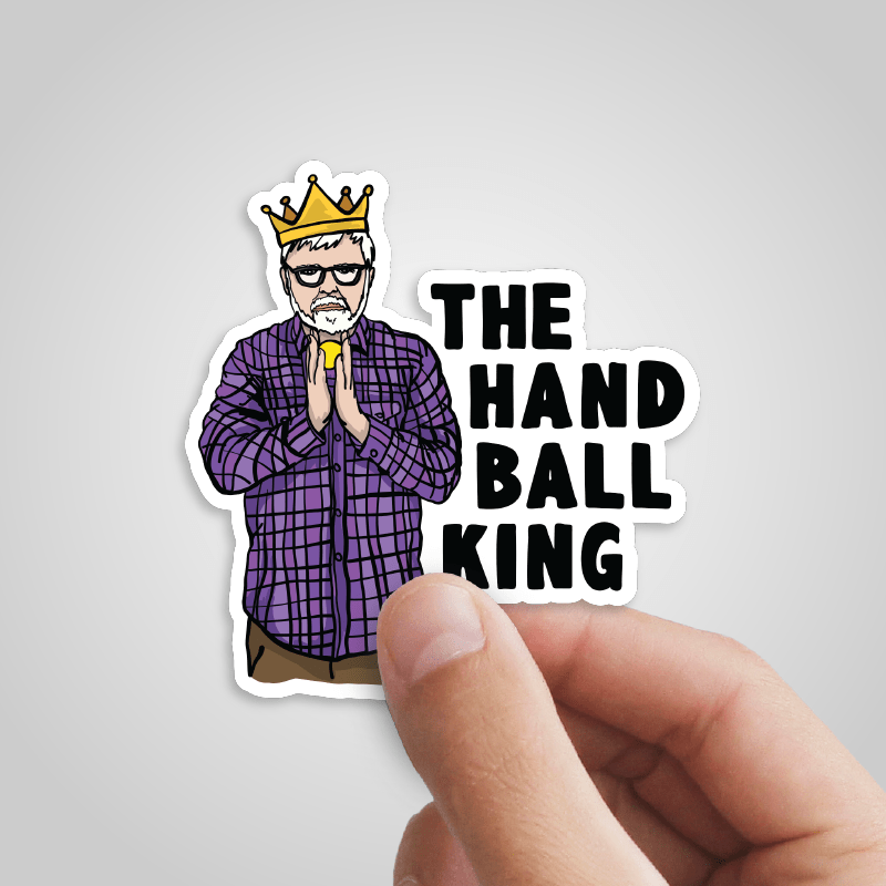K Rudd Handball King 👑 - Sticker
