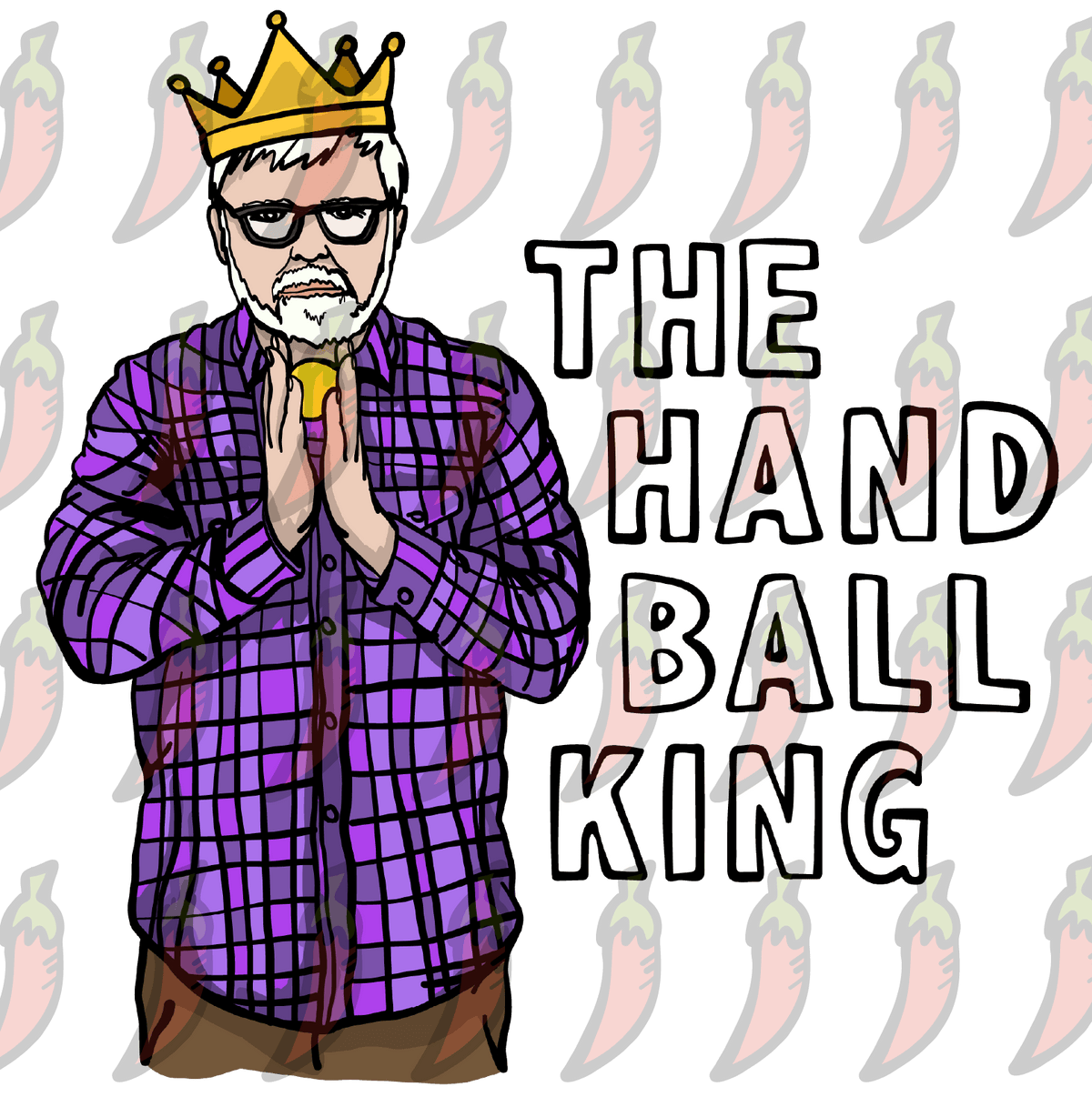 K Rudd Handball King 👑 - Stubby Holder