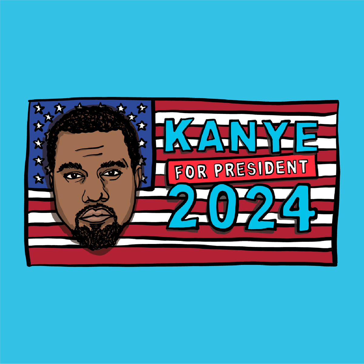 Kanye For President 2024 🗽 - Coffee Mug