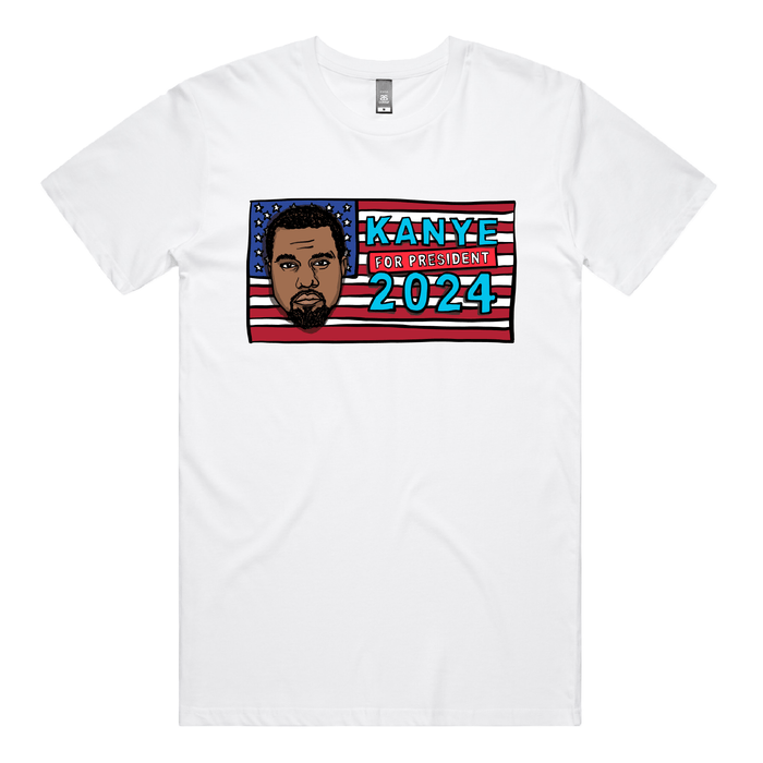 Kanye For President 2024 🗽 - Men's T Shirt