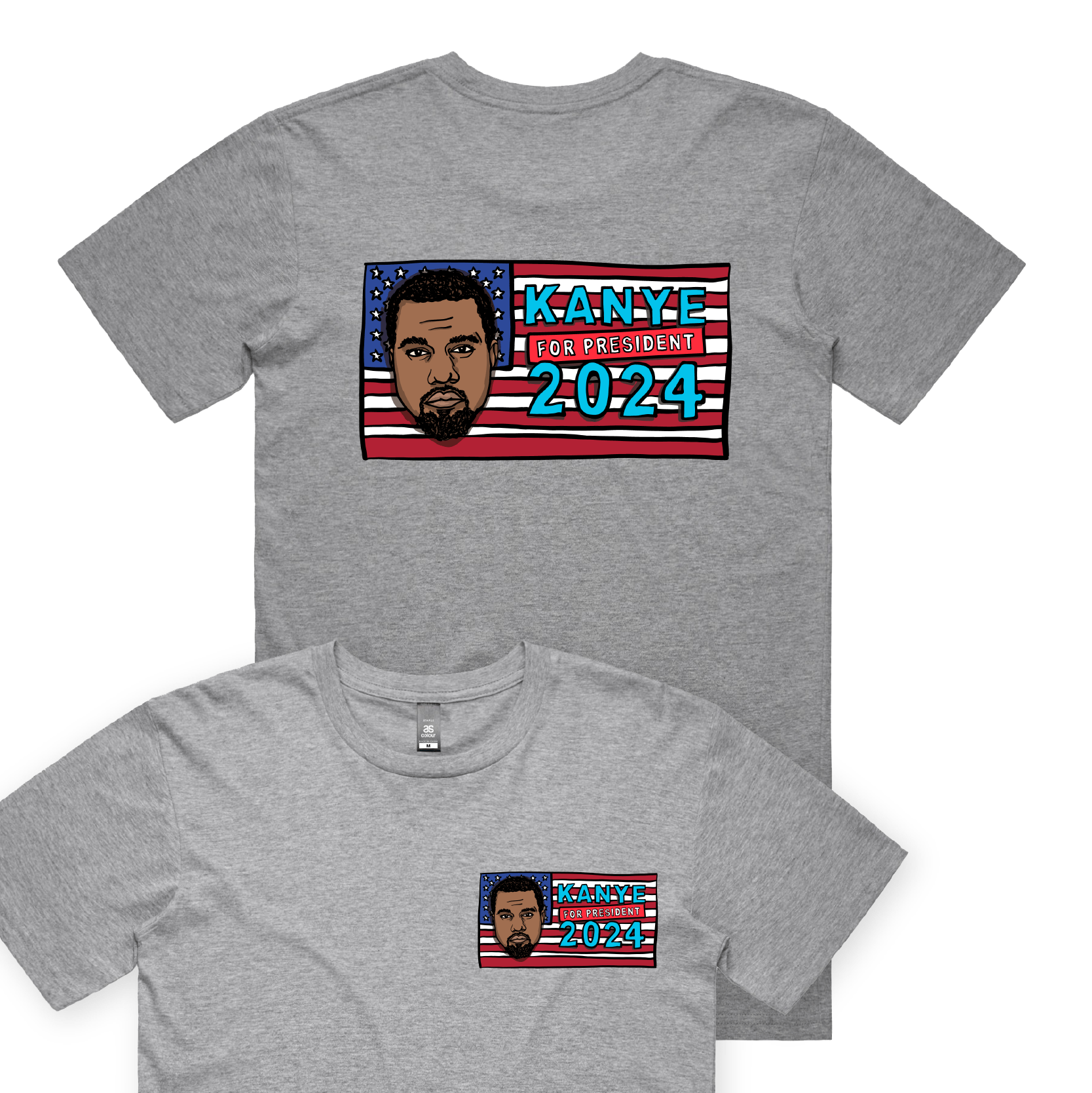 Kanye For President 2024 🗽 - Men's T Shirt