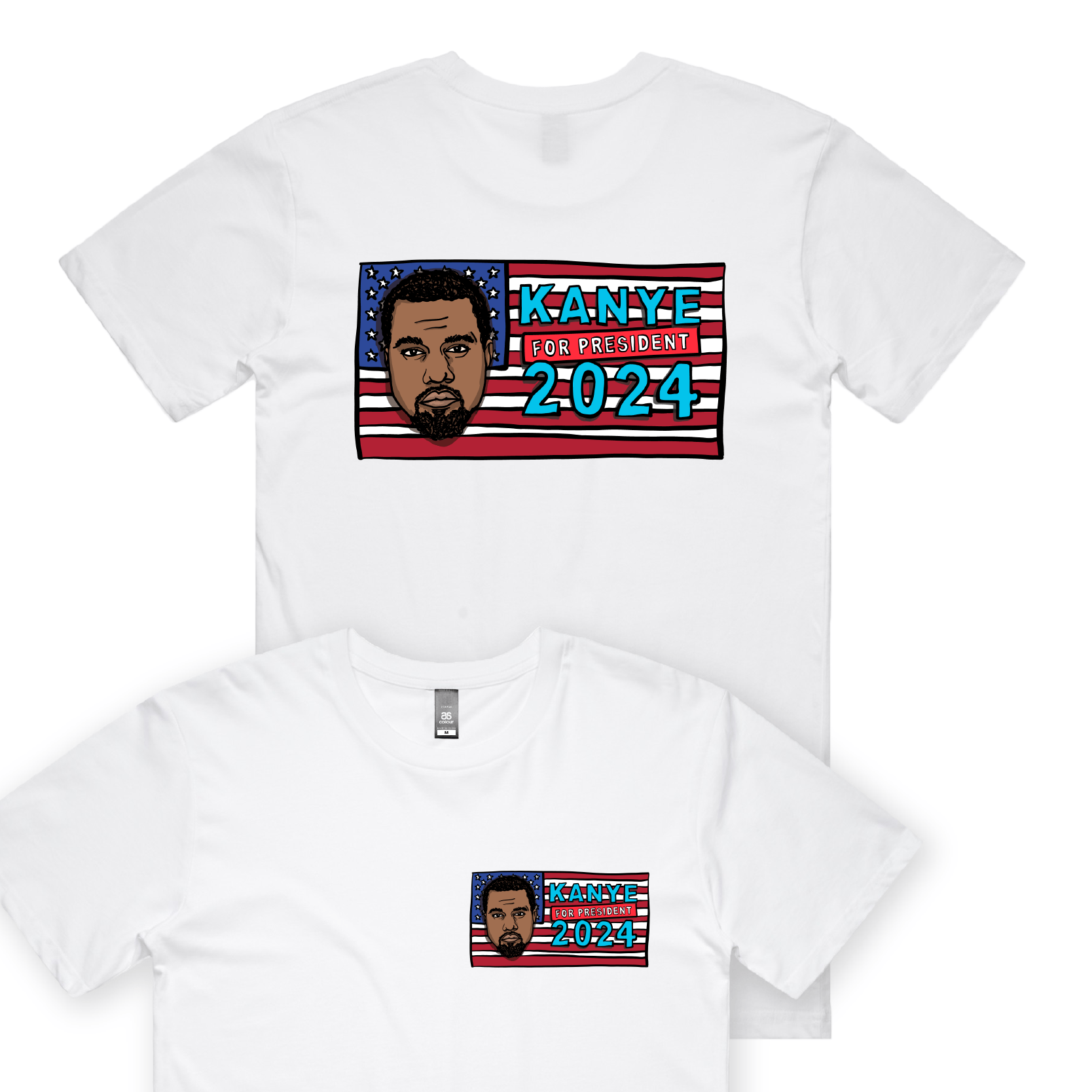 Kanye For President 2024 🗽 - Men's T Shirt