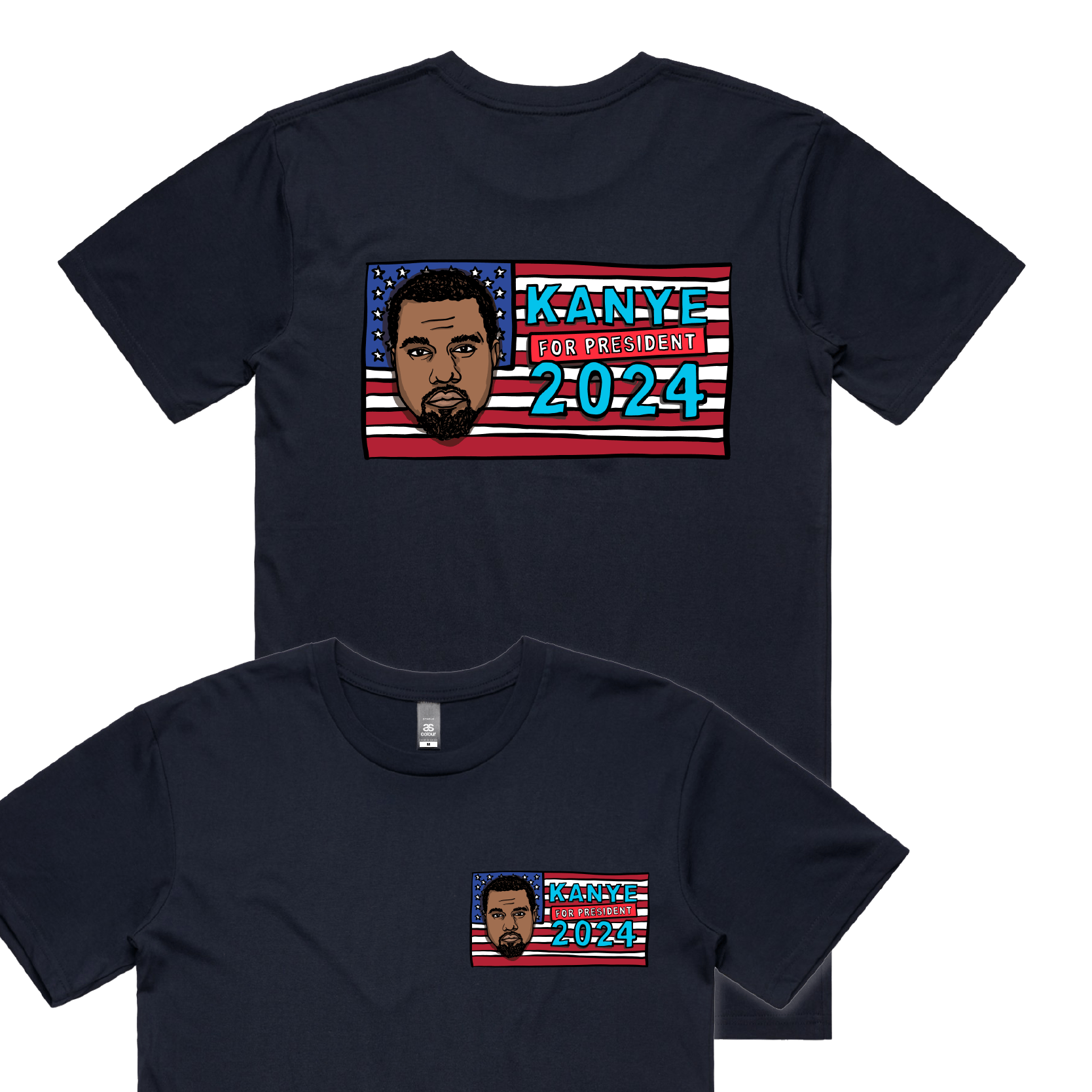 Kanye For President 2024 🗽 - Men's T Shirt