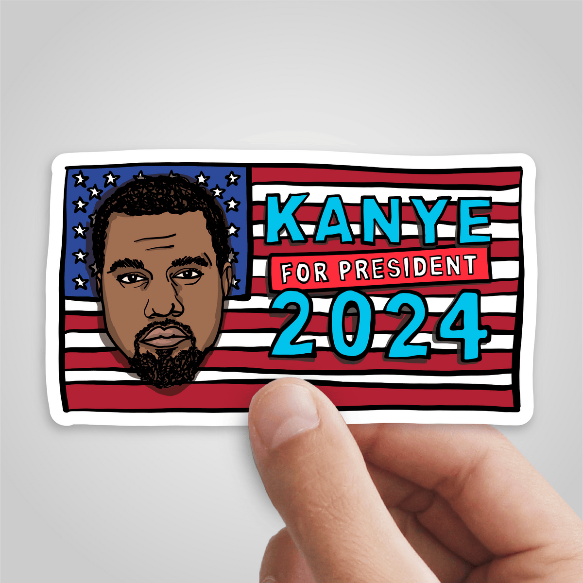 Kanye For President 2024 🗽 - Sticker