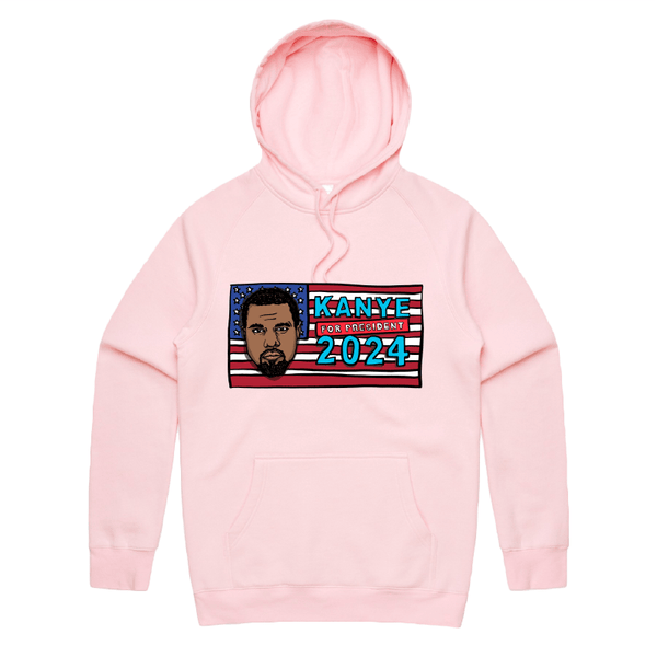 Kanye For President 2024 Unisex Hoodie