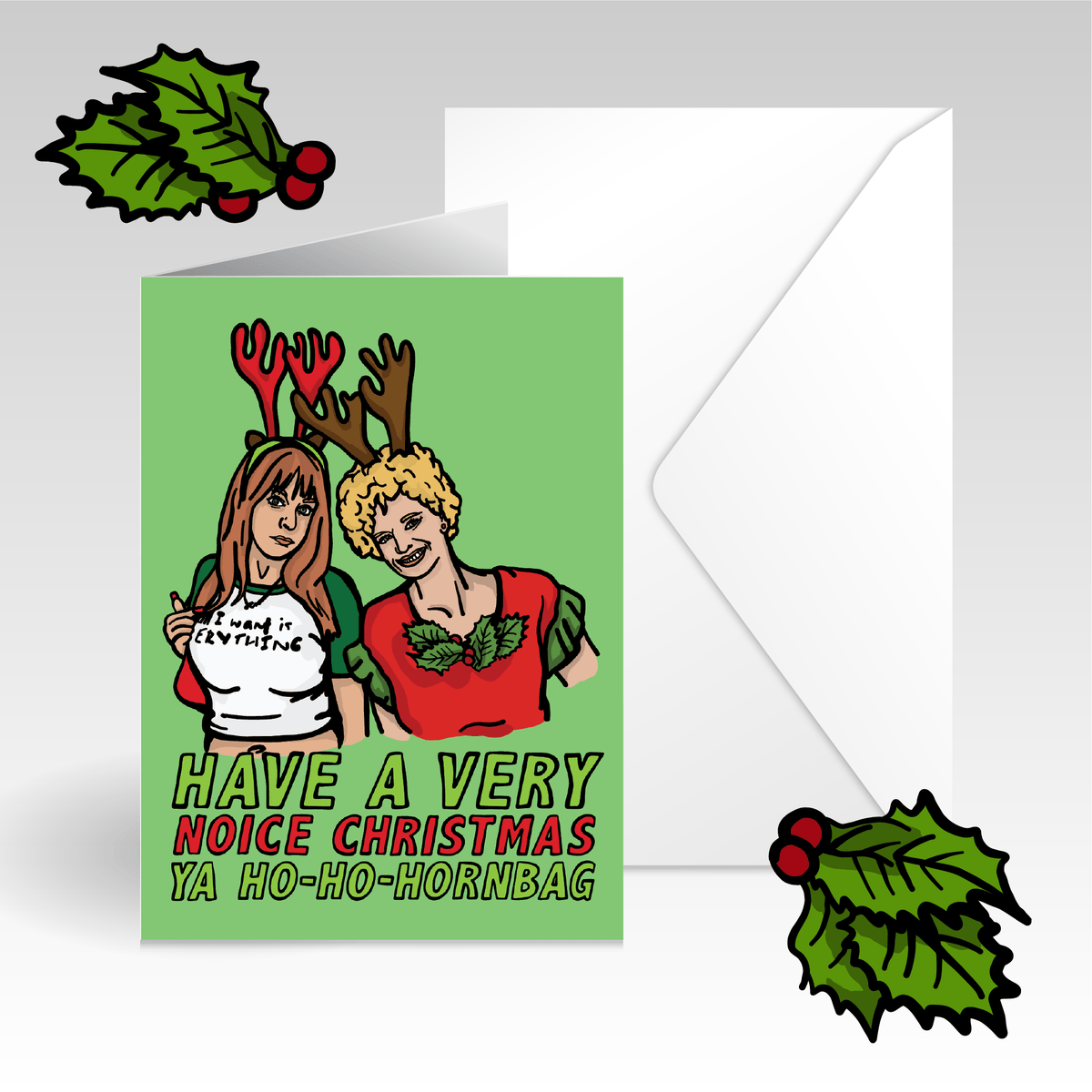 Kath & Kim Christmas 😈🎄 - Christmas Card