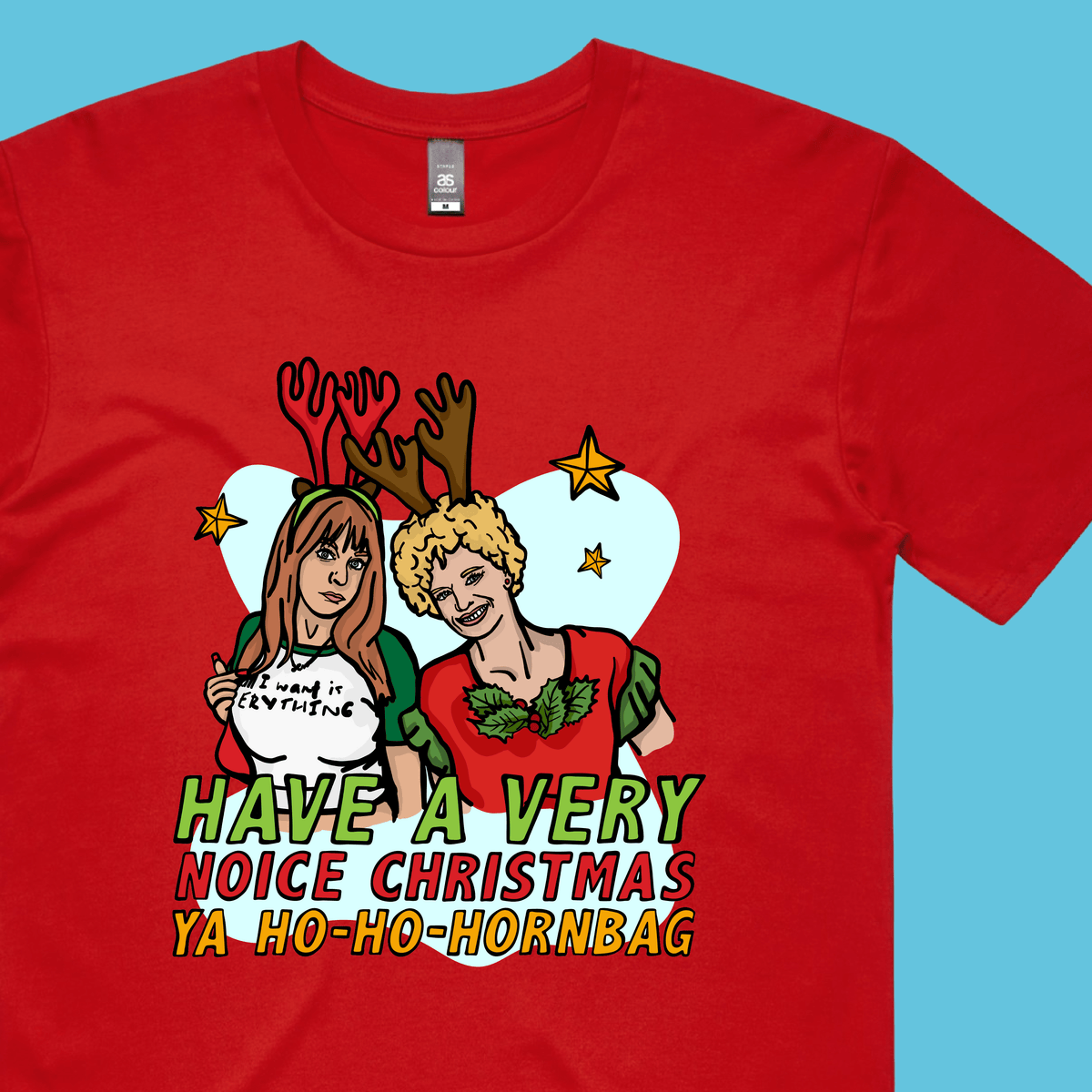 Kath & Kim Christmas 😈🎄 - Men's T Shirt